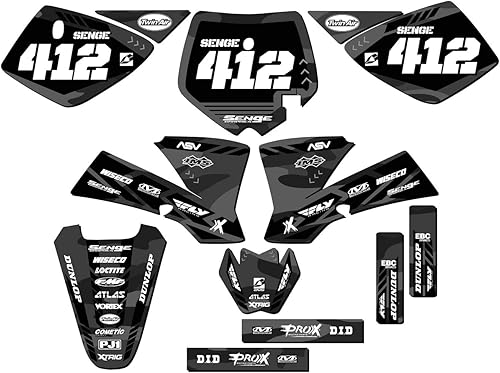 Miniatura 4 de 2002-2008 SX 50 Apache Green Senge Graphics Kit completo con ID de piloto compatible con KTM