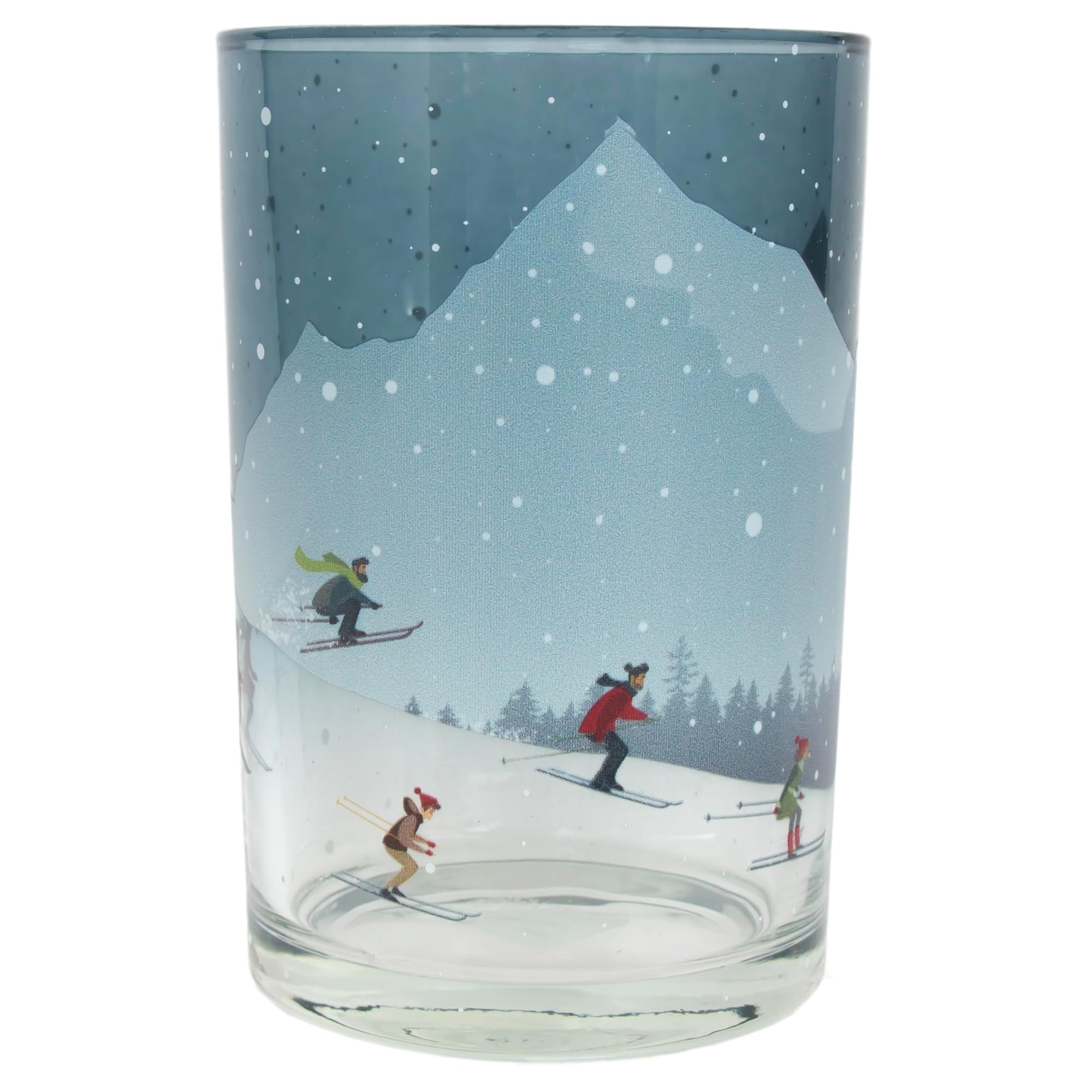 Small Glass Votive Candle Holder for Tabletop Decor
