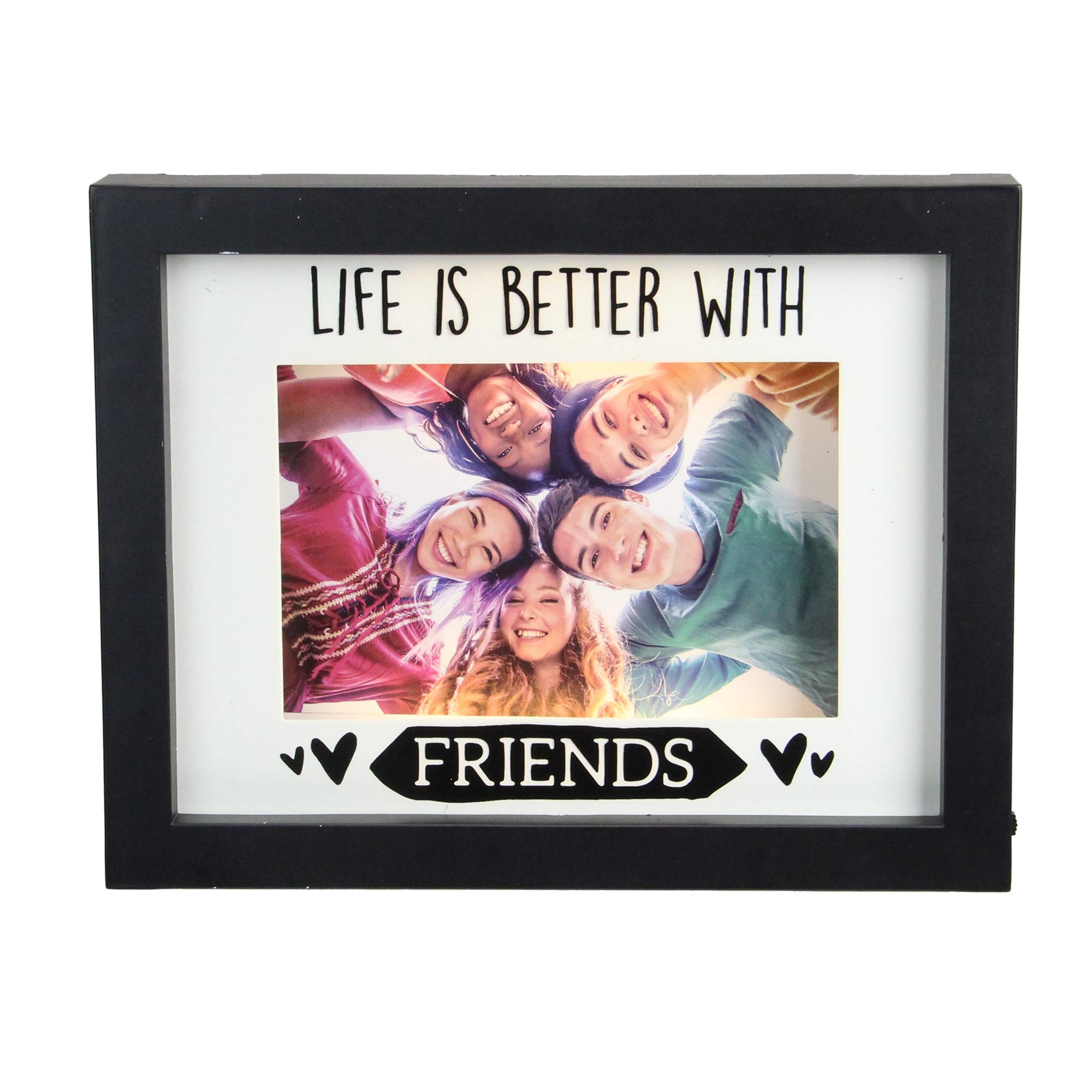 Northlight LED Lighted Life Is Better With Friends Matted Picture Frame - 4