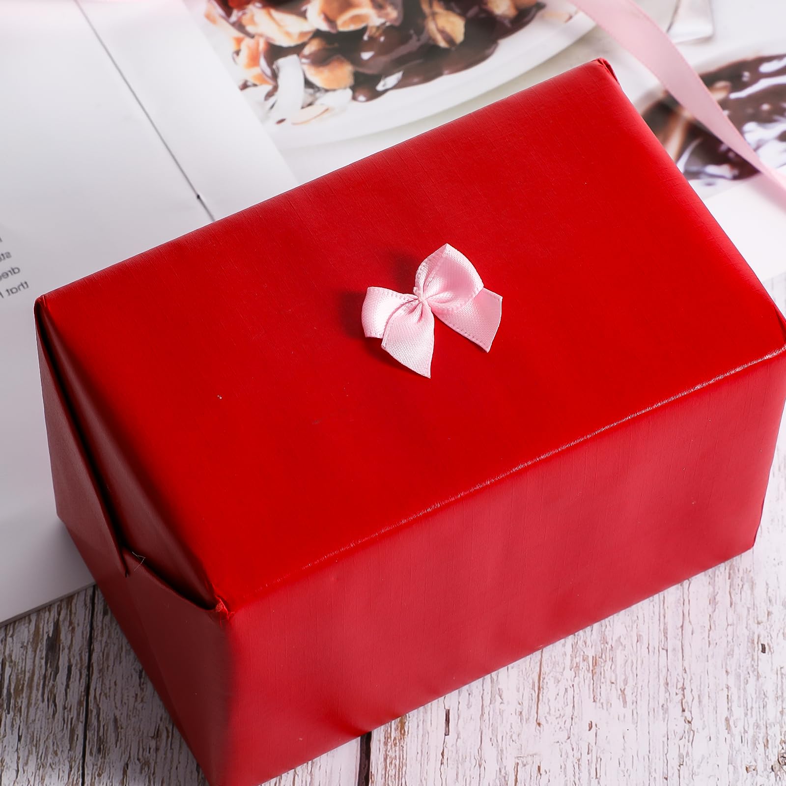 Lot De 100 Nœuds En Satin 3x2 Cm - Mini Nœuds Ruban Pour DIY, Mariage, Décoration