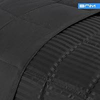 Vista 6 de Blue Nile Mills - Edredón alternativo para todas las estaciones, relleno de microfibra, hipoalergénico, peso mediano, felpa y reversible