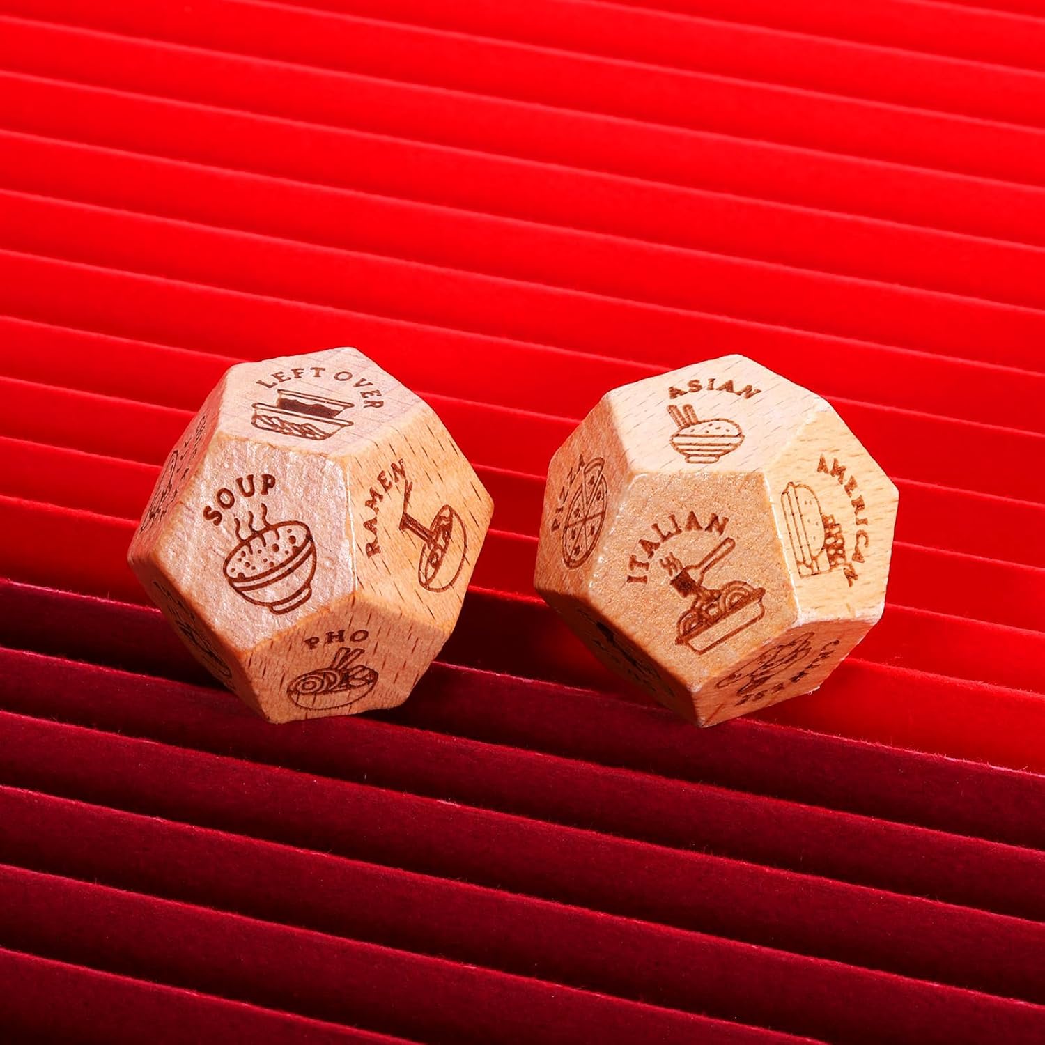 VANLOVEMAC Husband Dad Gifts for Fathers Day, Anniversary Date Night Gifts for Men Women Girlfriend Boyfriend Food Decision Dice Gifts for Couple Food Decider Birthday Christmas Stocking Stuffers