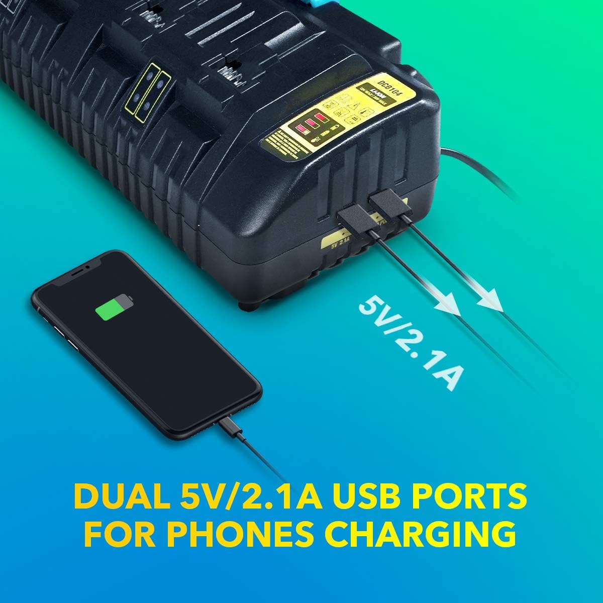 Chеареѕt 🛒 Wokyy DCB104 4-Port Battery Charger Replacement for DeWalt 12V 20V Max Lithium Ion Batteries DCB206 DCB205 DCB204 DCB203 DCB201 DCB120 DCB127 70% оƒƒ Evеrуthіng Wokyy DCB104 4-Port Battery Charger Replacement for DeWalt 12V 20V Max Lithium Ion Batteries DCB206 DCB205 DCB204 DCB203 DCB201 DCB120 DCB127