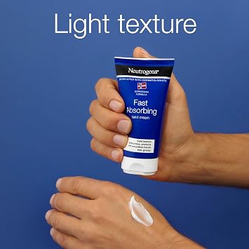 Neutrogena Norwegian Formula Fast-Absorbing Hand Cream (3x 75ml Bundle), Lightweight and Non-Greasy for Dry Hands, Nourishing Formula to Support Softer Skin, Suitable for Sensitive Skin