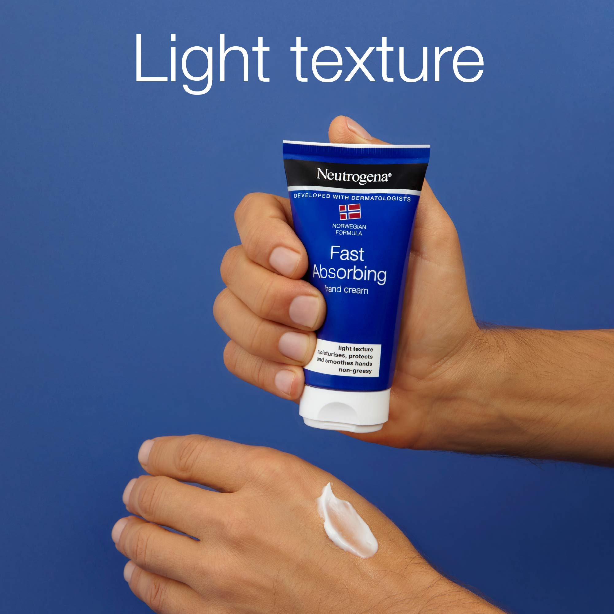 Neutrogena Norwegian Formula Fast-Absorbing Hand Cream (3x 75ml Bundle) - Image 3