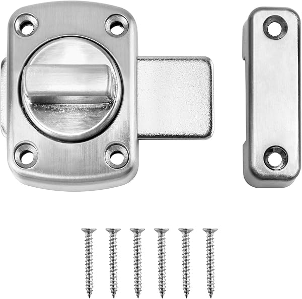 QWORK® Pestillo de Puerta de Acero Inoxidable
