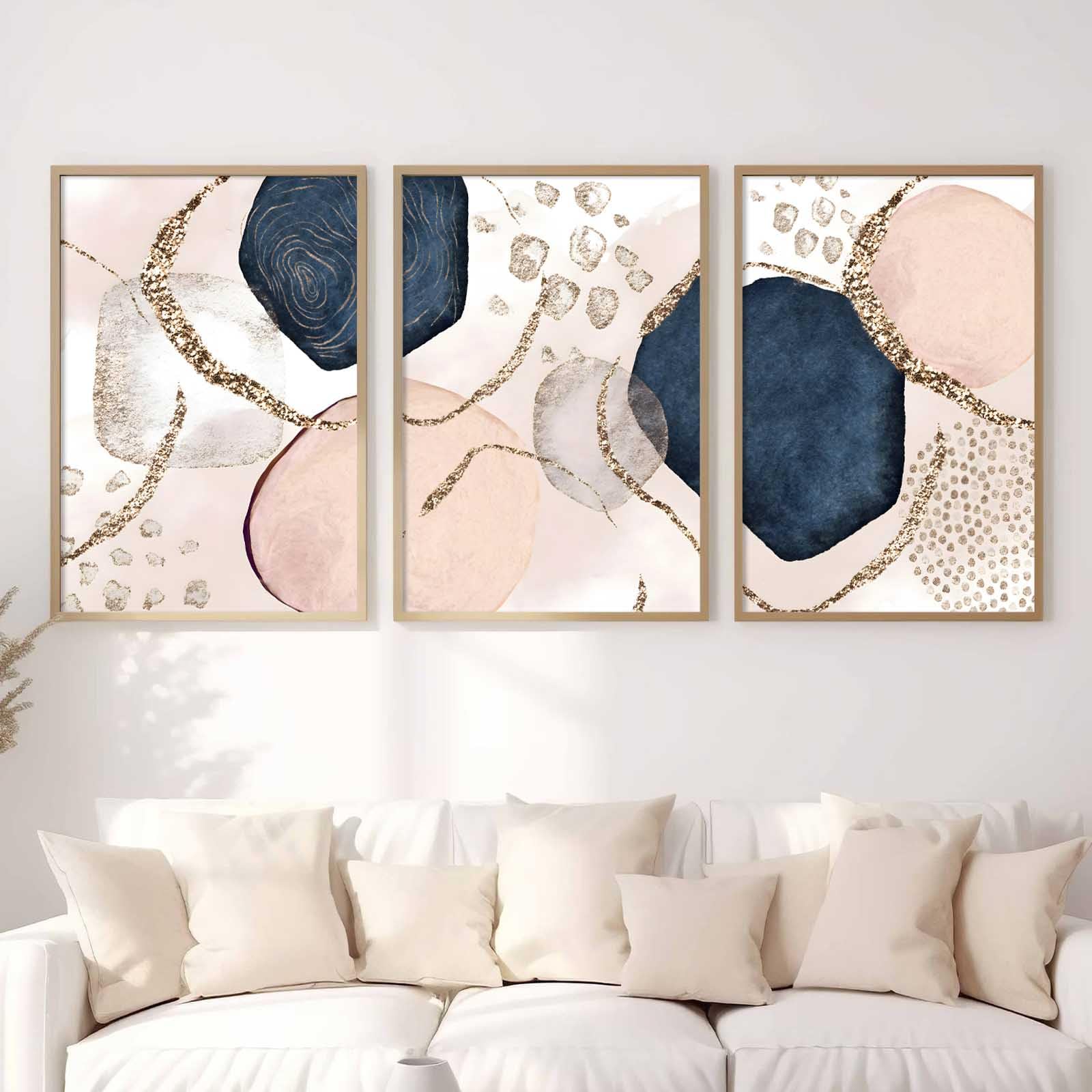 幻想的なブルーバタフライアート 額縁付き インテ リア 壁掛け装飾品 幻想的なブルーバタフライアート 額縁付き インテ リア 壁掛け装飾品