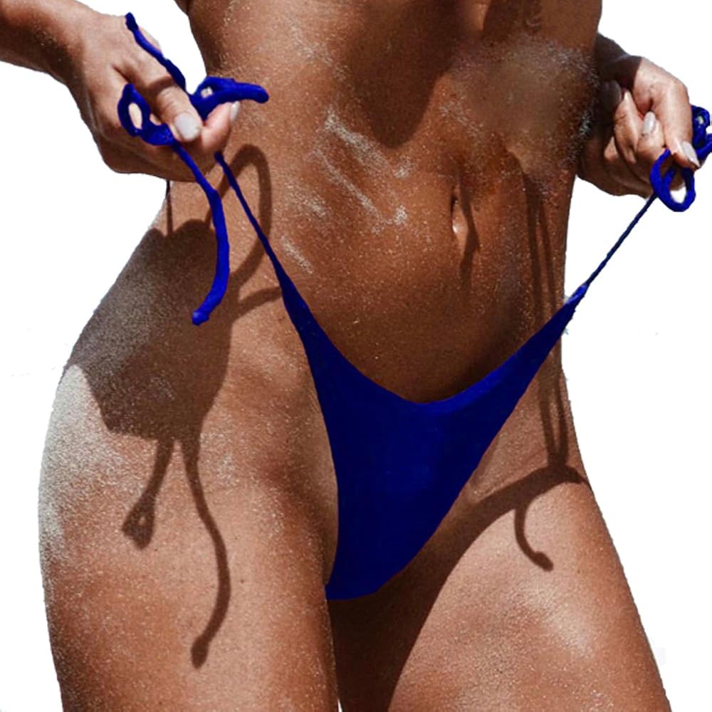 Slip Bikini Perizoma Donna - Tanga Brasiliano Vita Bassa, Sexy Per Spiaggia E Piscina