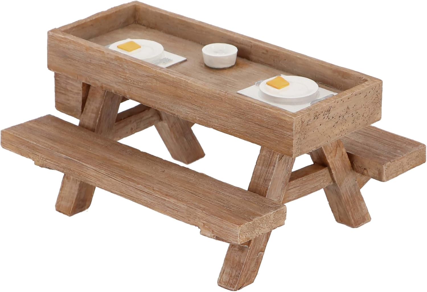 Esschert Design Wall Picnic Table Feeder, Resin image 4