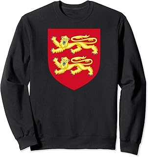 Escudo de armas medieval de Normandía Sudadera
