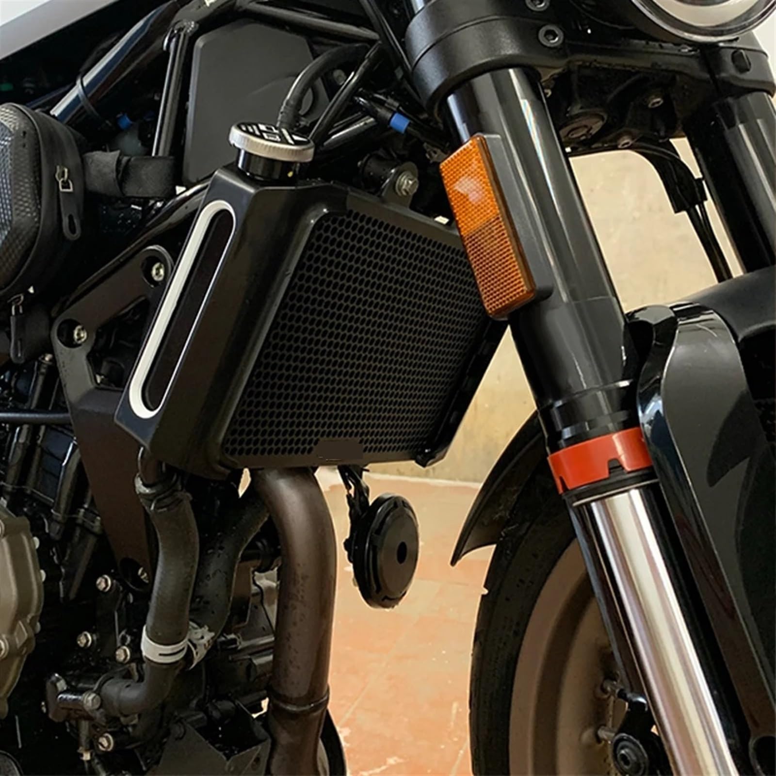 Couvercle De Calandre Protection Radiateur Moto - Compatible Svartpilen 401 / Vitpilen 401 (2018-2022) - Aluminium CNC Noir
