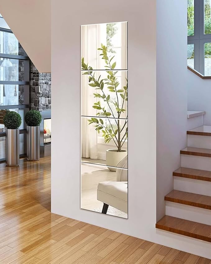 Miroir Mural Sans Cadre 20x30 Pouces – Bords Biseautés – Salle De Bain Ou Salon