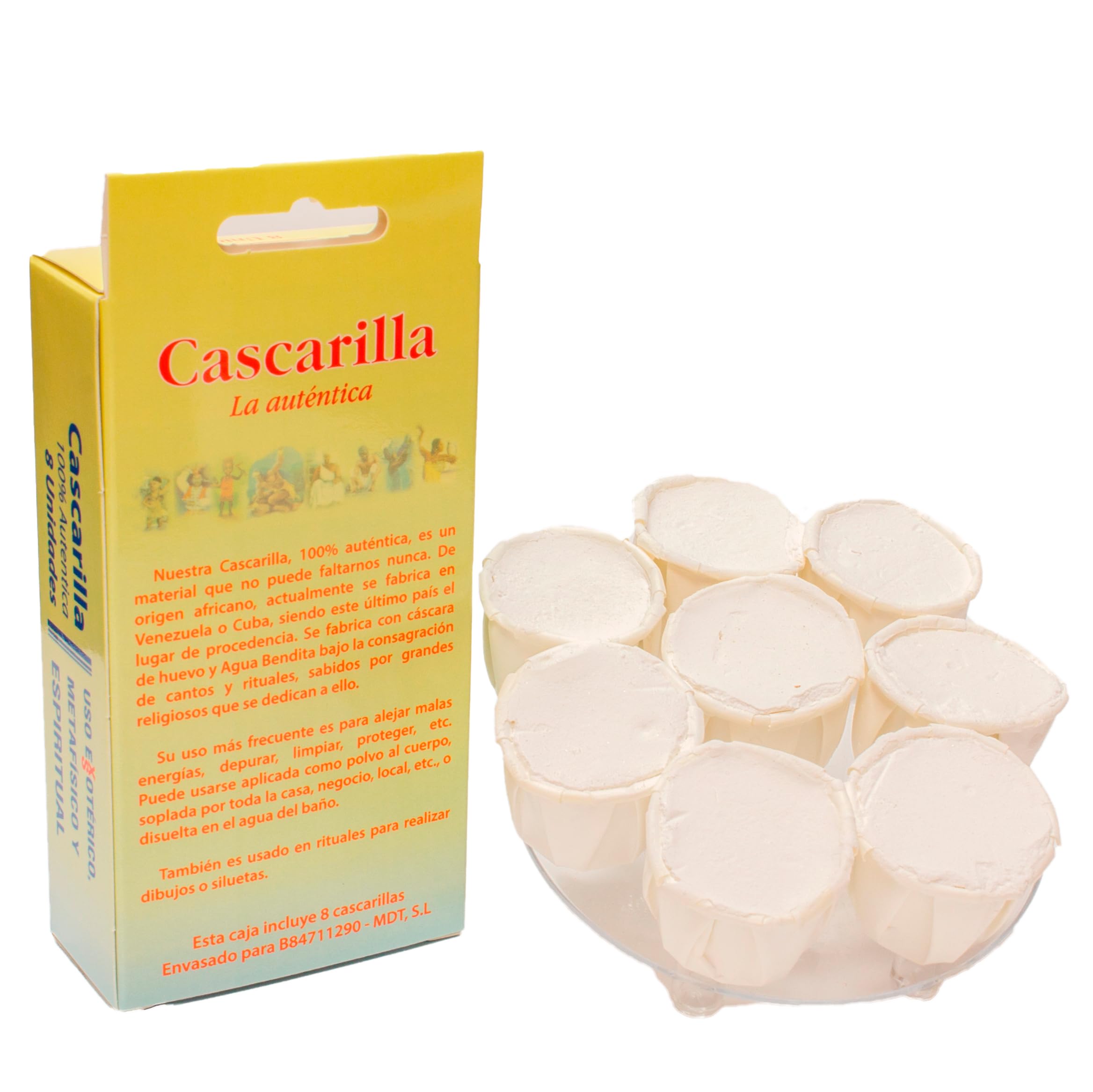 Santería Milagrosa – Cascarilla Esotérica (Pack de 8 Unidades) | Protección Energética, Rituales de Limpieza y Purificación Espiritual | 1ra Calidad