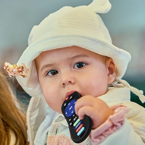 Miniatura 3 de Juguetes de dentición para bebés de 0 a 6 a 12 meses, paquete de 2  Control remoto de TV y control de juegos, juguetes de dentición para bebés,