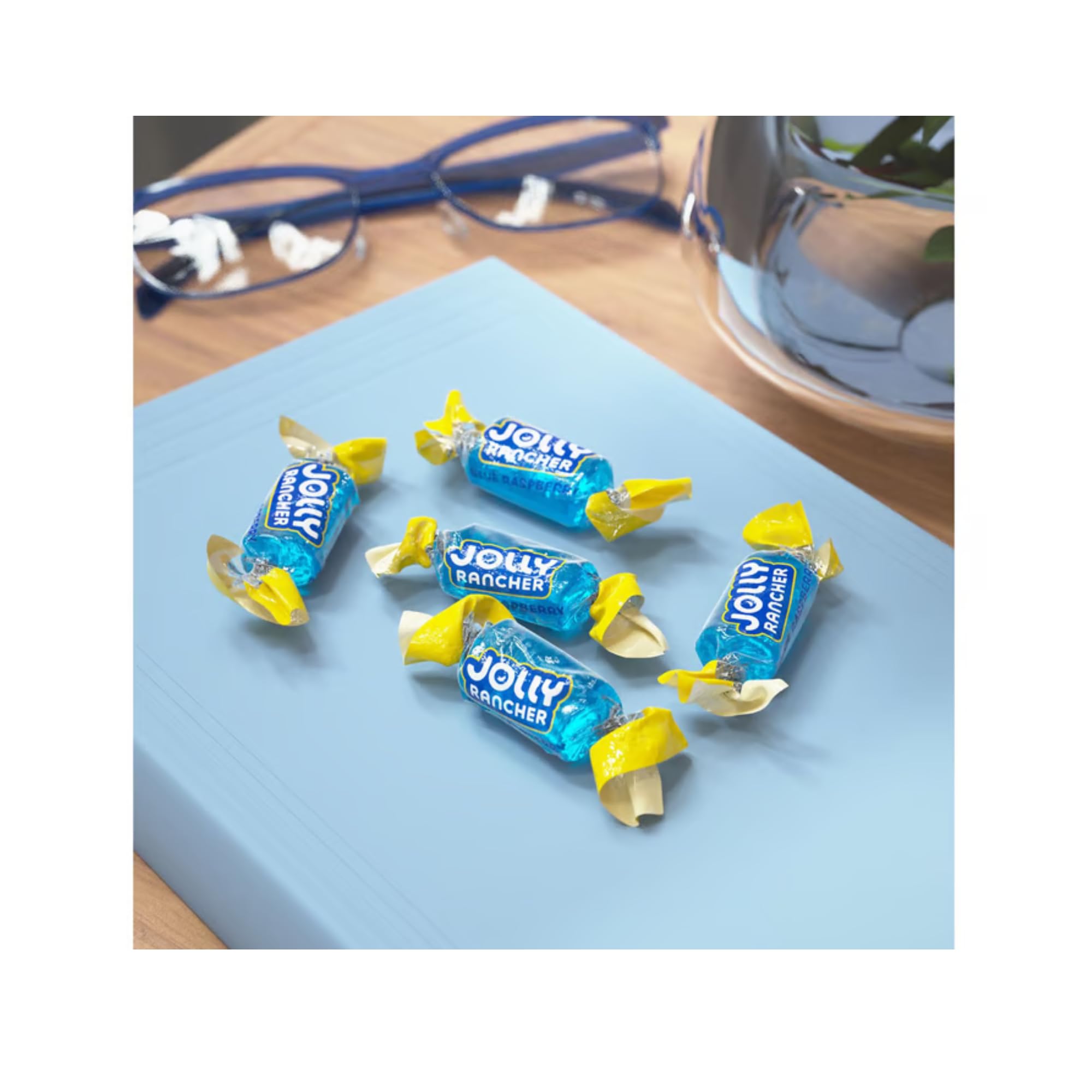 Jolly Rancher Blue Raspberry - Pack of 3 Bags - 7 oz Bags - Perfect for Sharing with Others - Sweet Treat Anywhere and Anytime