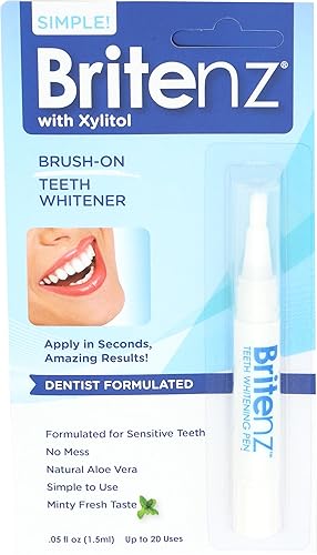 Britenz Natural - Rotulador blanqueador de dientes 005 onzas líquidas oz