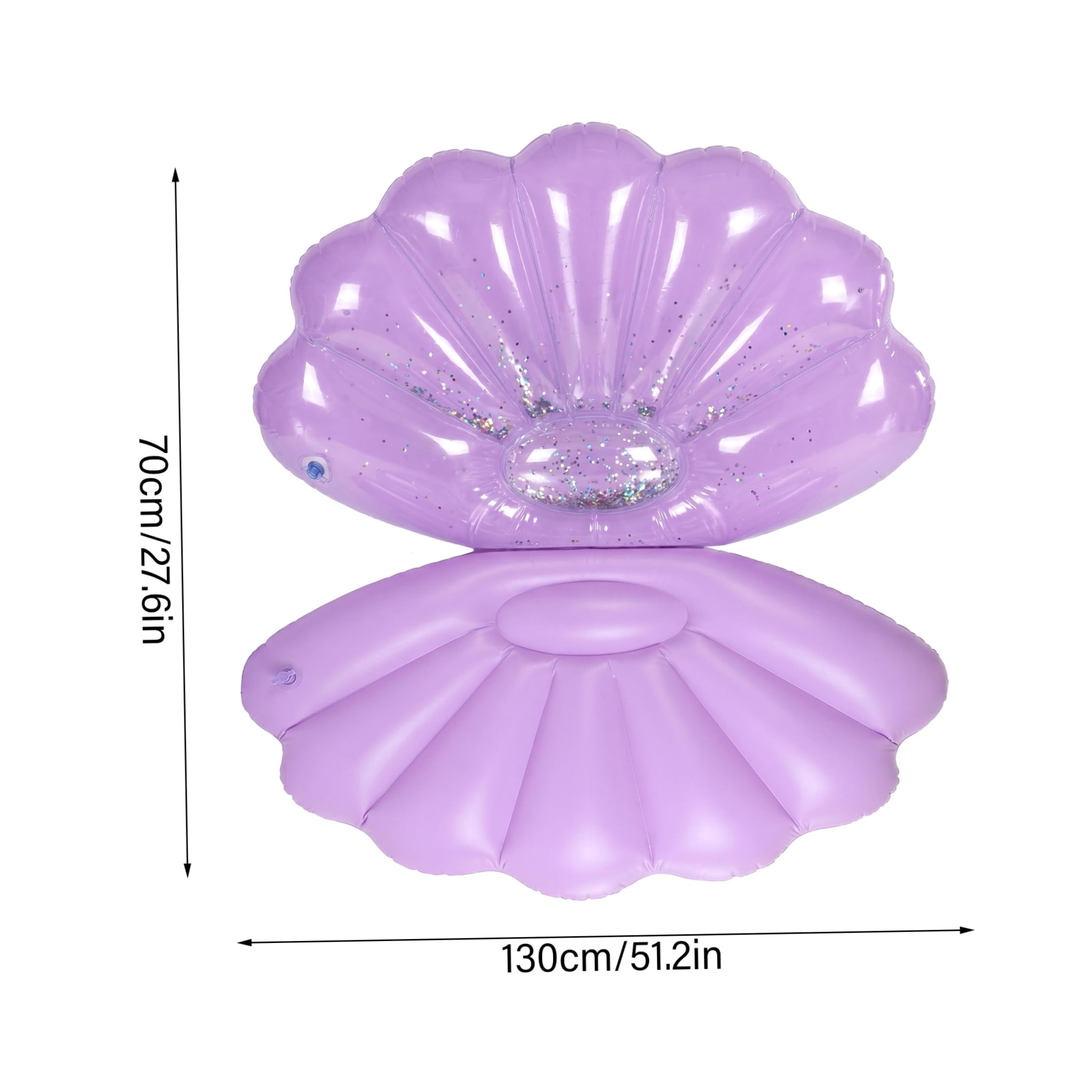 Divertidos flotadores de piscina para adultos, flotadores inflables gigantes de PVC para adultos, gruesos, cómodos, para verano, playa, patio, diversión, color morado