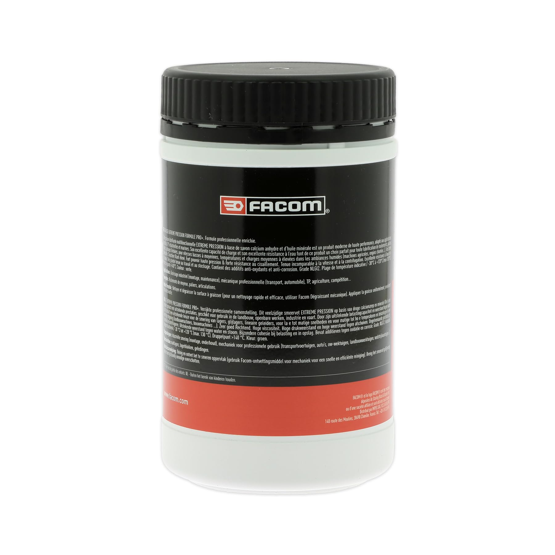 Facom Graisse Industrielle Extreme Pression, Calcium, Pro+ 900g Rouge