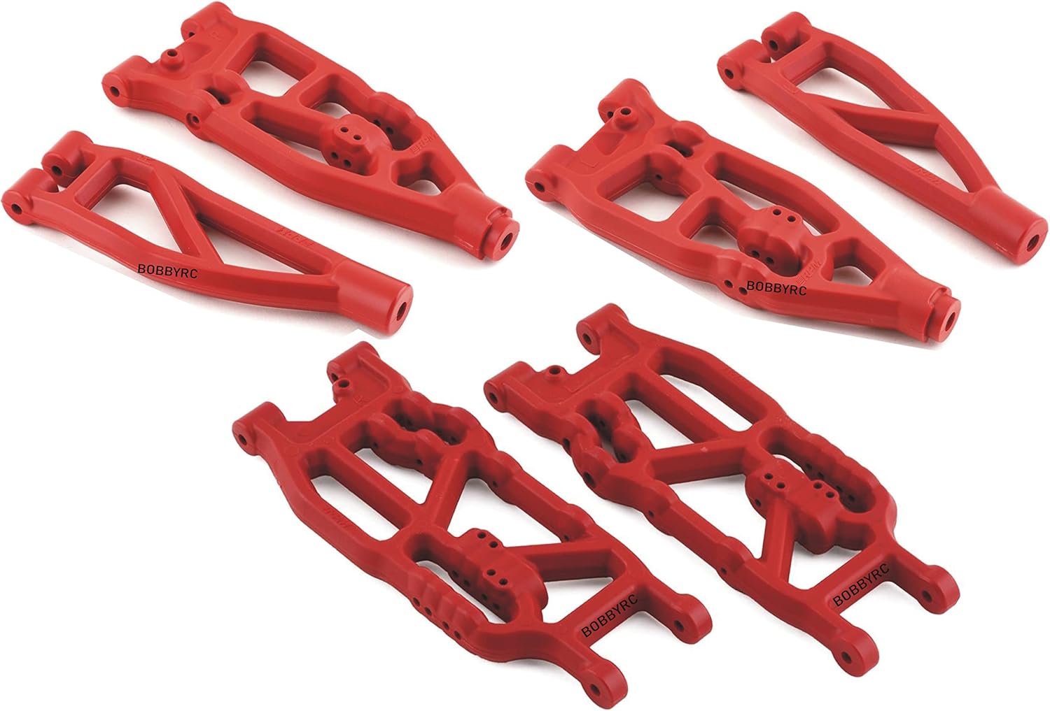 Supporto Ad Ala In Alluminio Per Arrma Outcast/Kraton 6S BLX - Rinforzo Rosso, Scala 1/8 1/10 - Foto 6