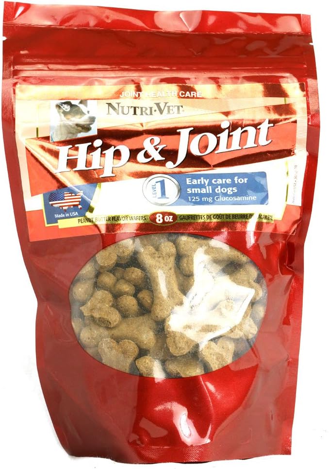 NutriVet Wellness Hip and Joint Peanut Butter Dog Biscuit