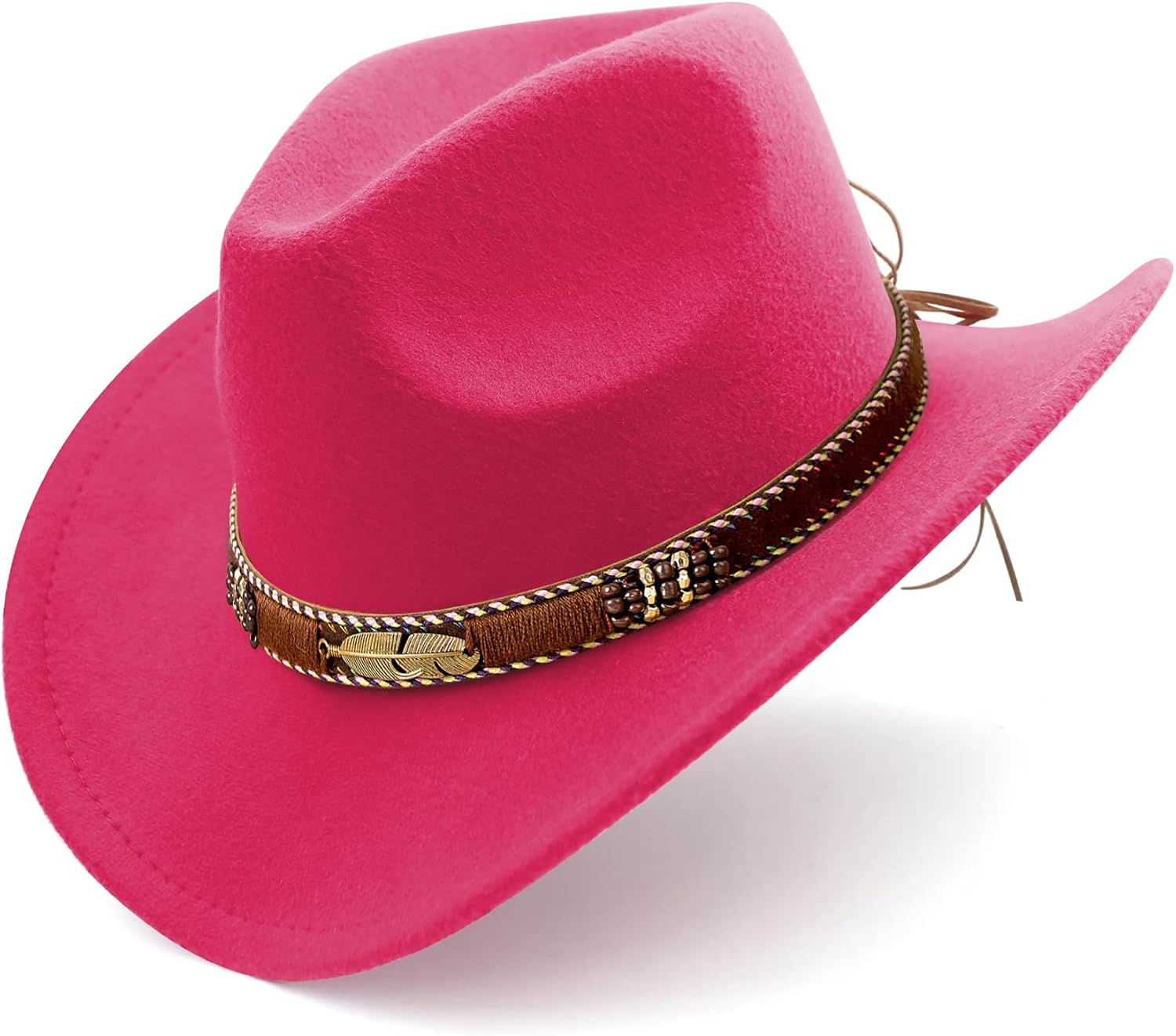 Kids Cowboy hat with Bandanna, Toddler Baby Cowboy hat with Tassel Belt, Cowgirl hat for Girls