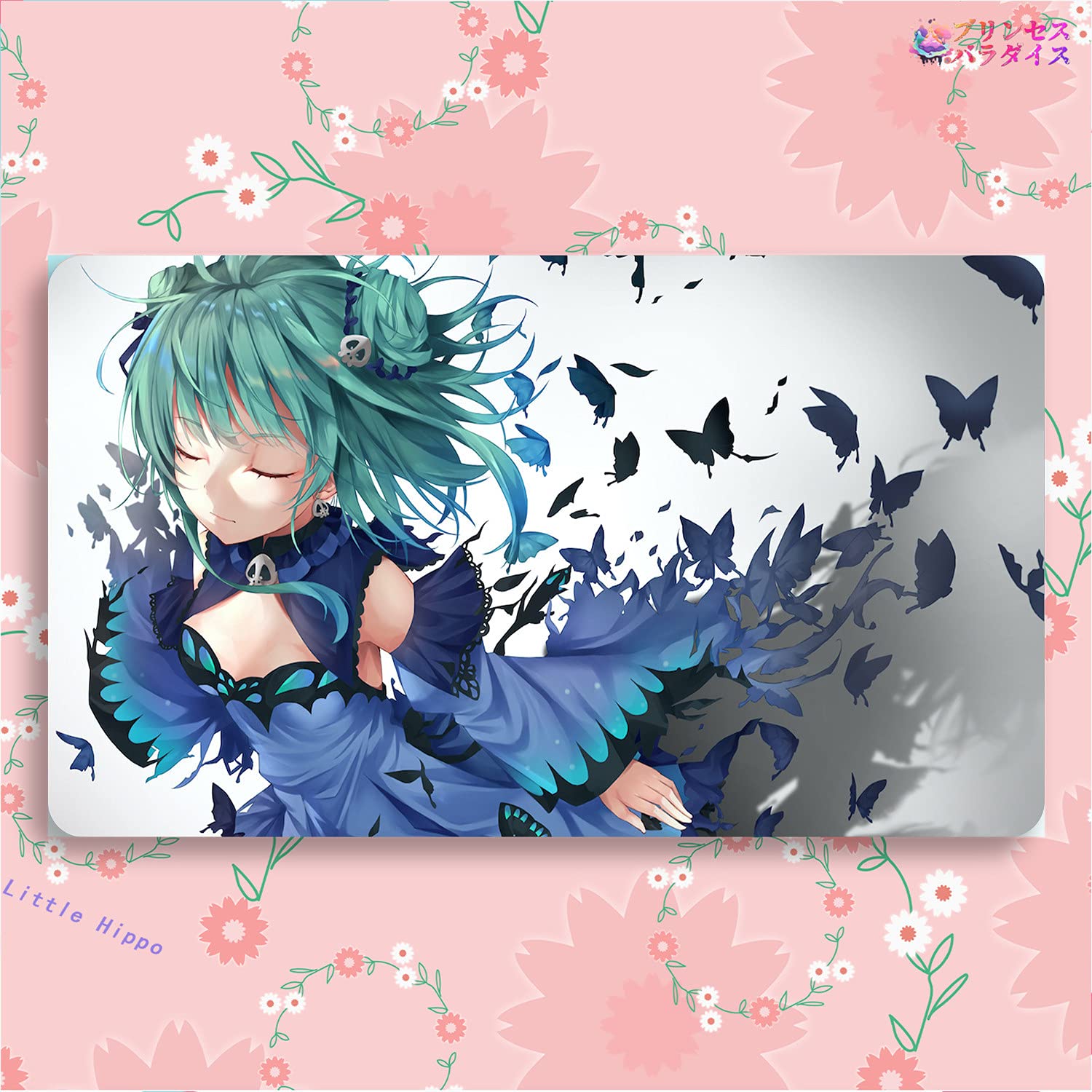 Amazon プリンセスパラダイス カードゲームプレイマット 遊戯王 プレイマット Hololive ホロライブ 潤羽るしあ アニメグッズ Tcg万能 収納ケース付き アニメ 萌え カード枠なし 60cm 35cm 0 3cm トレカ 通販