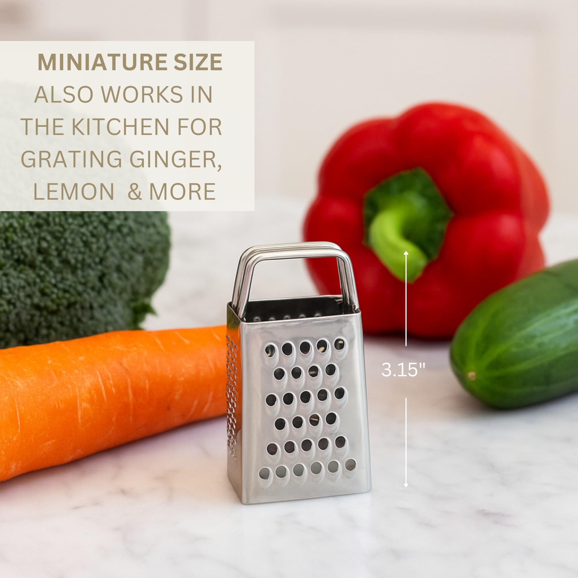 Mini Cheese Grater Gift Set 3-Pack - “You Make Life a Little Grater” view 5