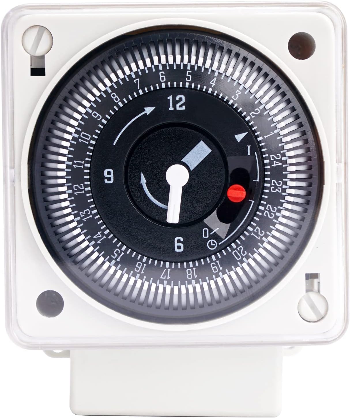 Mechanical Timer Switch, 220-240V 16A 24 Hours Analog Mechanical Timer, Daily Analogue Universal Time Switch - single channel time switch, Immersion Segmented Timer Switch