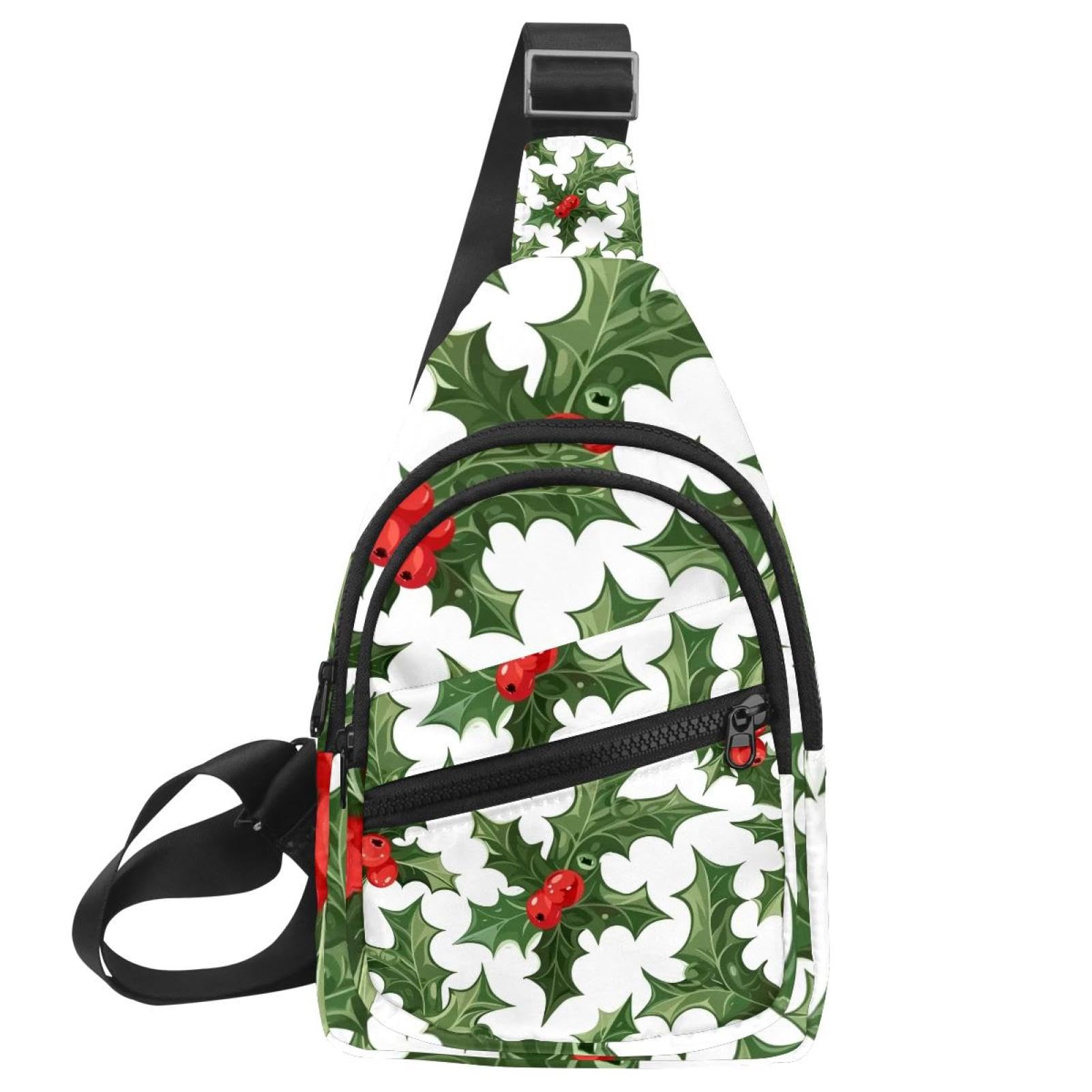 Mochila cruzada multicolor para caminar cómodo en eventos de Año Nuevo 7
