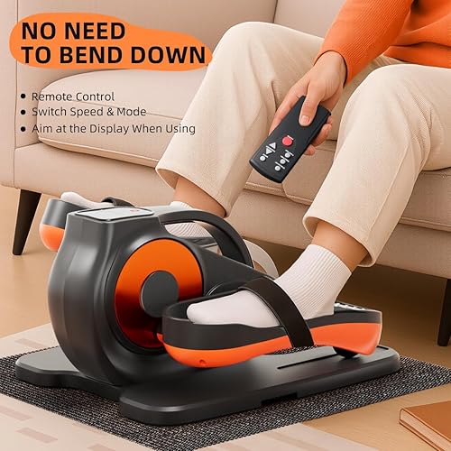 Miniatura 5 de Under Desk Elliptical Machine, Electric Ellipse Leg Exerciser with Remote,Suitable for Leg Exercises for Elderly People 12 Auto Modes &12 Adjustable