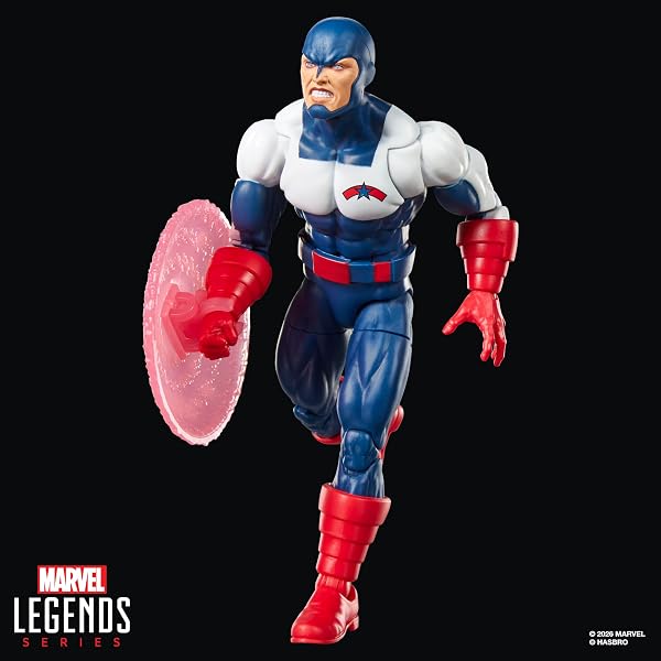 Marvel Legends Series, Figurine de Collection U.S. Agent (Force Works) de 15 cm inspirée des Bandes dessinées Avengers et Marvel - 4