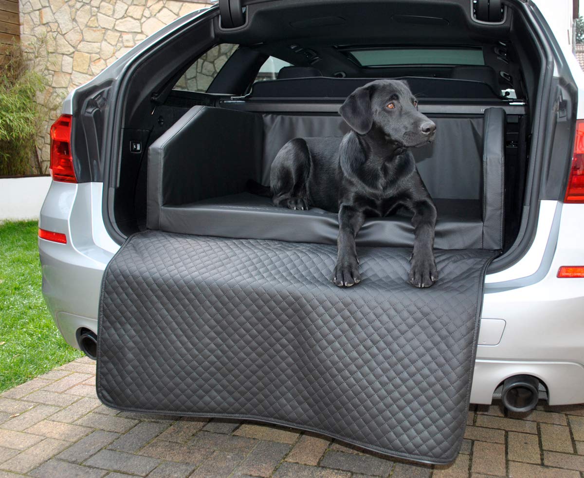 Mayaadi Home - Cama para Perros, Maletero, Viaje, Cama de Coche, Cubierta Protectora, Piel sintética, Asiento de Coche