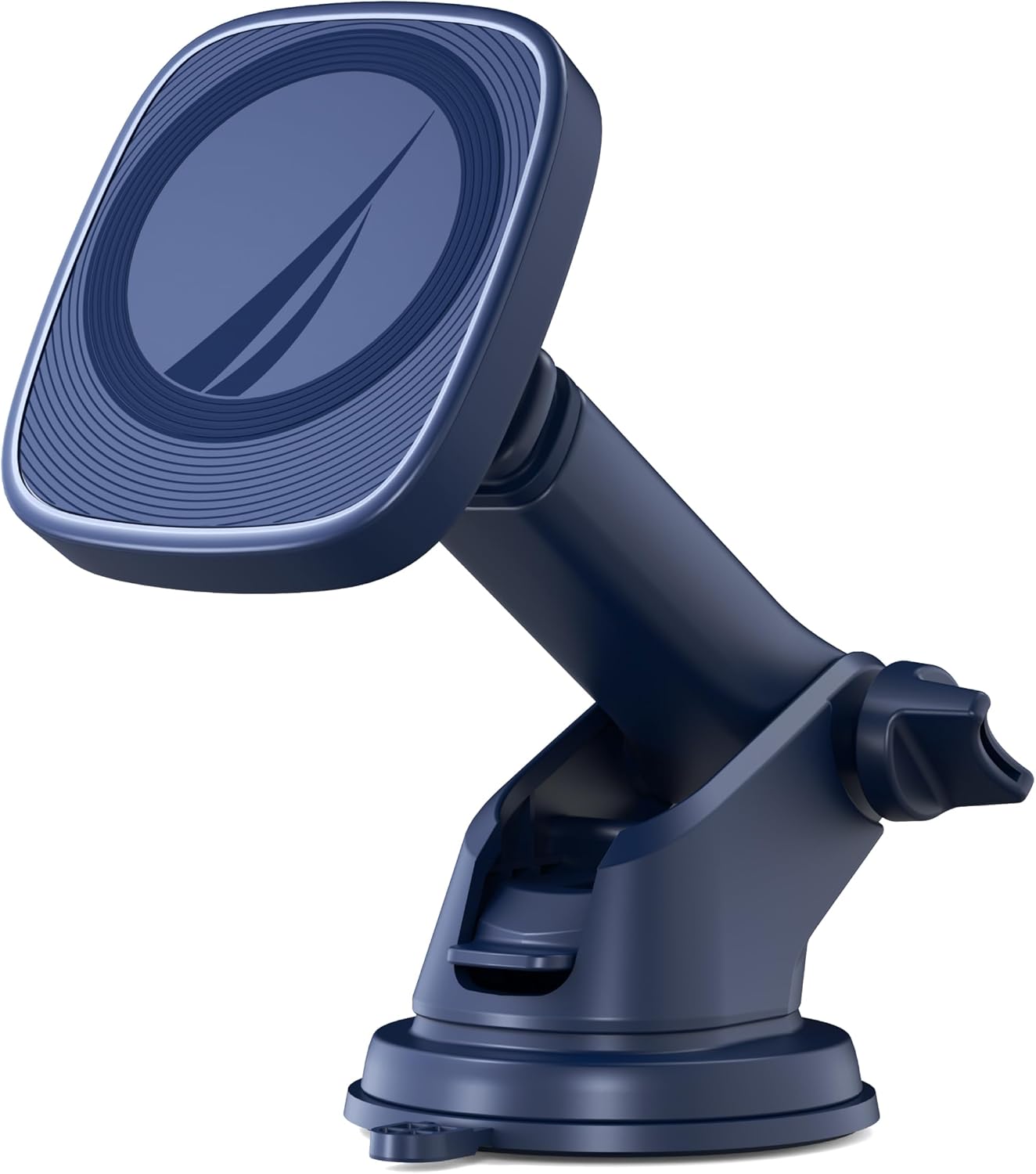 Nautica PH120 Universal 3-in-1 Magnetic Car Phone Holder for iPhone, Android, Samsung, Google, Huawei & Nokia Smartphones, Clip-On & Suction Cup Phone Mount with 360° Rotation, Secure & Steady Grip