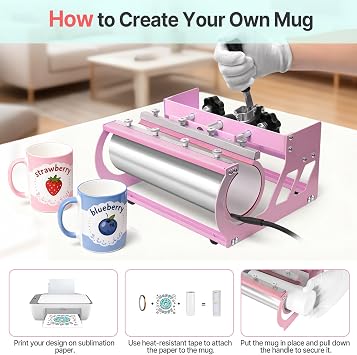 Slendor 12x15 Inch 5 in 1 Swing Away Heat Press Machine for T Shirts