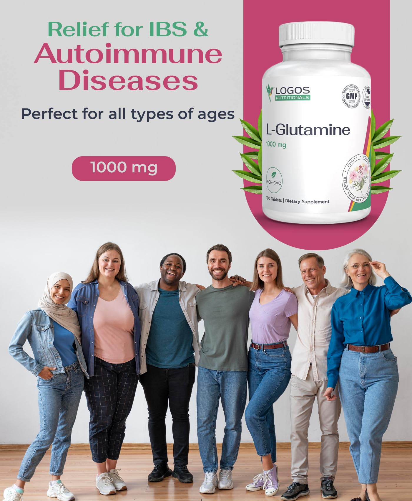 glutathione ibs Amazon.com: logos nutritionals L Glutamine 1000mg | Dietary Supplement for Muscle Tissues | Non-GMO L-Glutamine for Gut Health and Lining