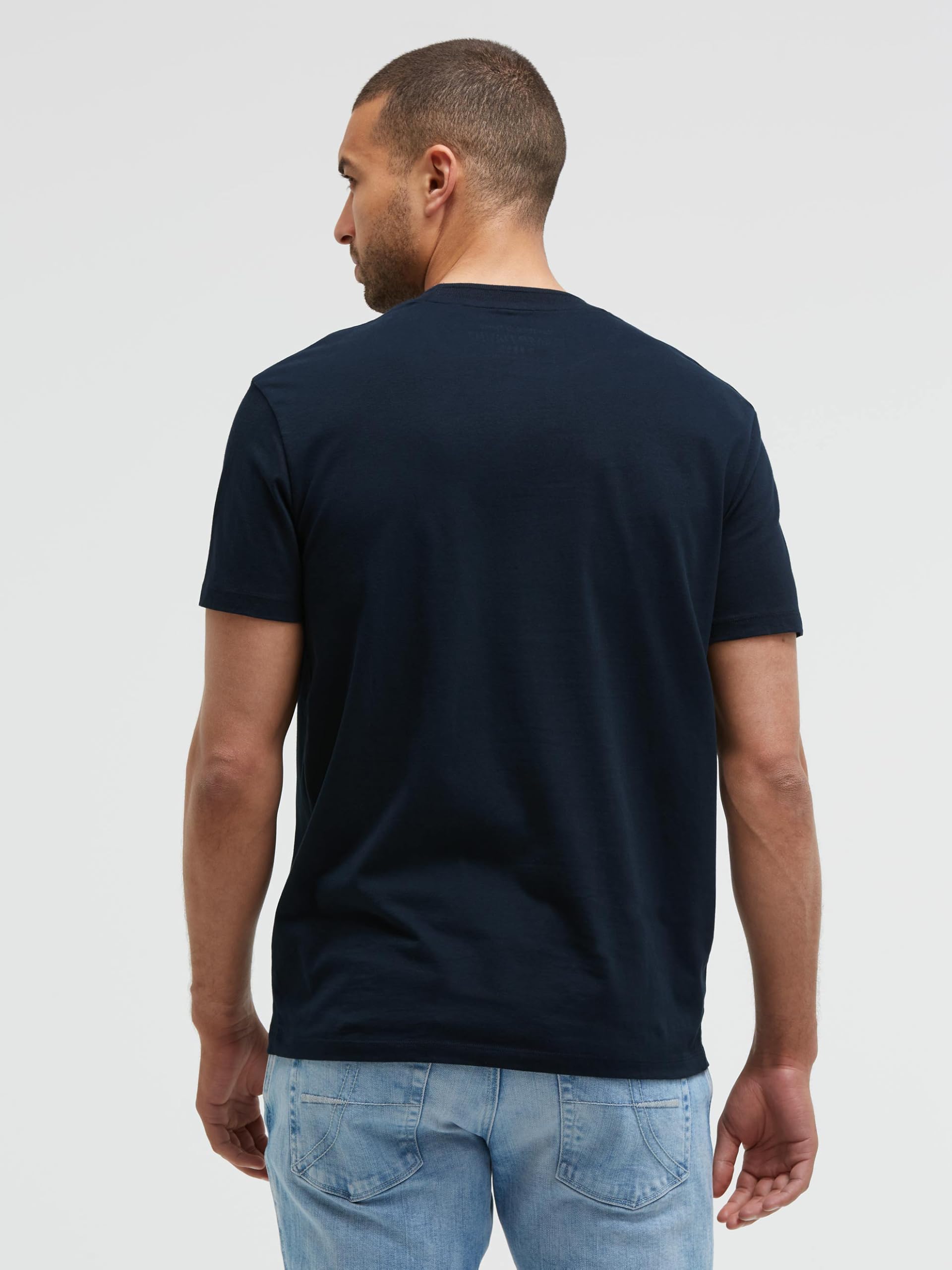 Camp David Maglietta da uomo Relaxed Fit con logo ricamato
