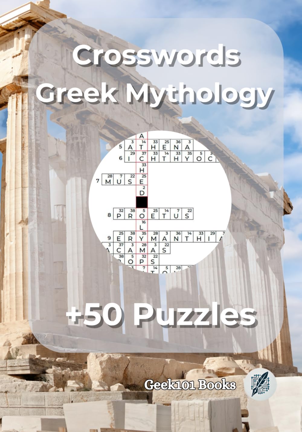 Greek Mythology Crossword Challenge: 50+ unique challenges (Crosswords Puzzle Books)