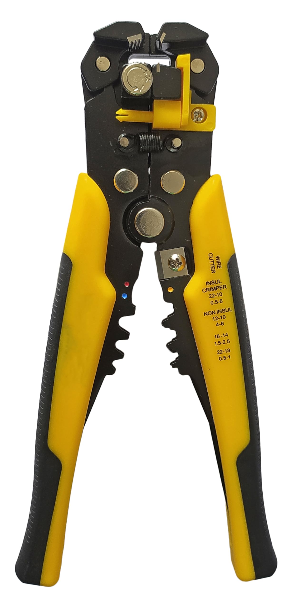 Inditrust 8" Multi-Function Automatic Wire Stripper Plier -Zinc-Alloy Body- Cutting Tool (Pack of 1) (Yellow) (B0CLNVK5F6) Amazon Price History, Amazon Price Tracker