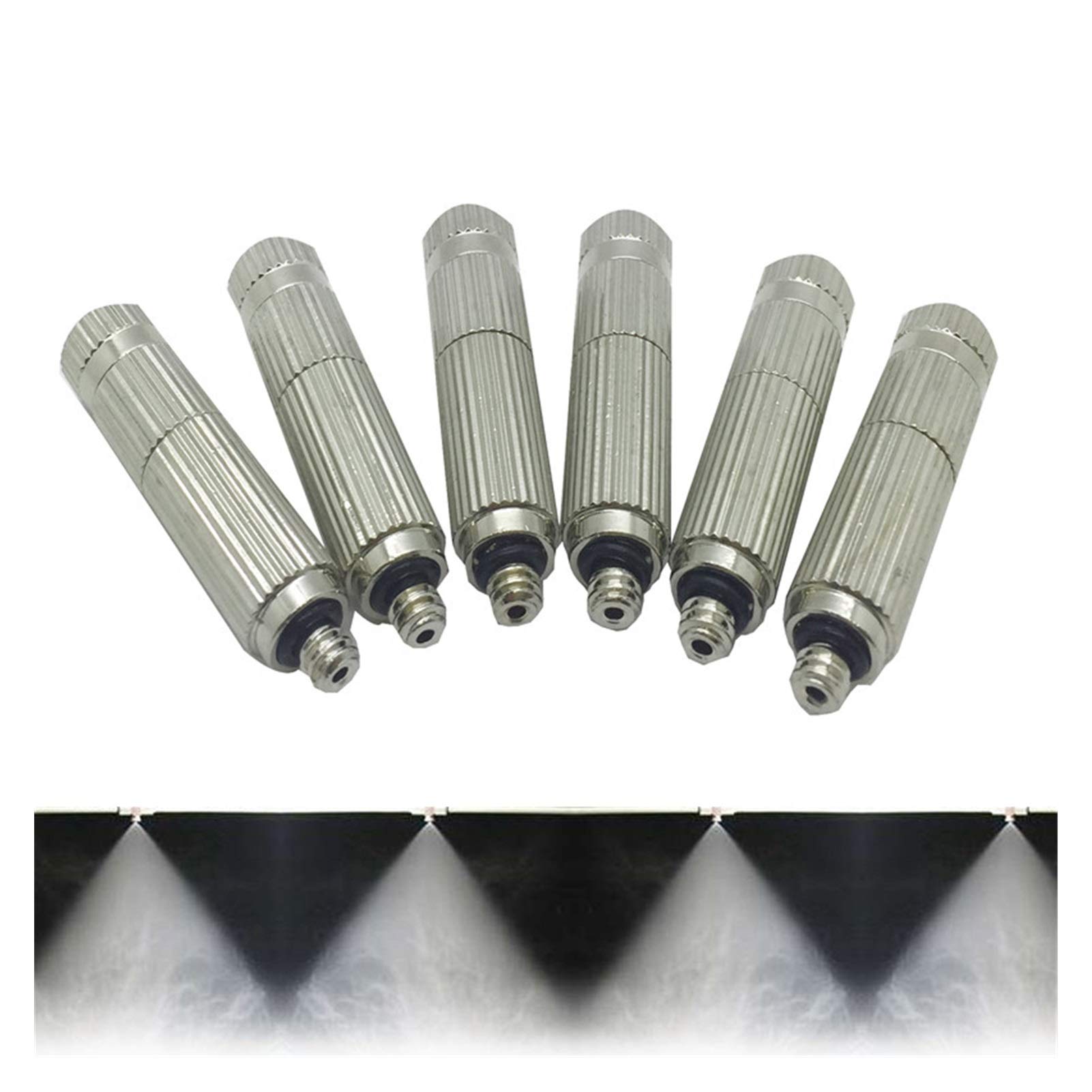 Giardinaggio dell'irrigazione Dripper. Ugello del giardino dell'ugello di atomizzazione in ottone Ugello da giardino 10 pezzi ad alta pressione 0.1mm-0.5mm Pompa spruzzatore in acciaio inox in acciaio