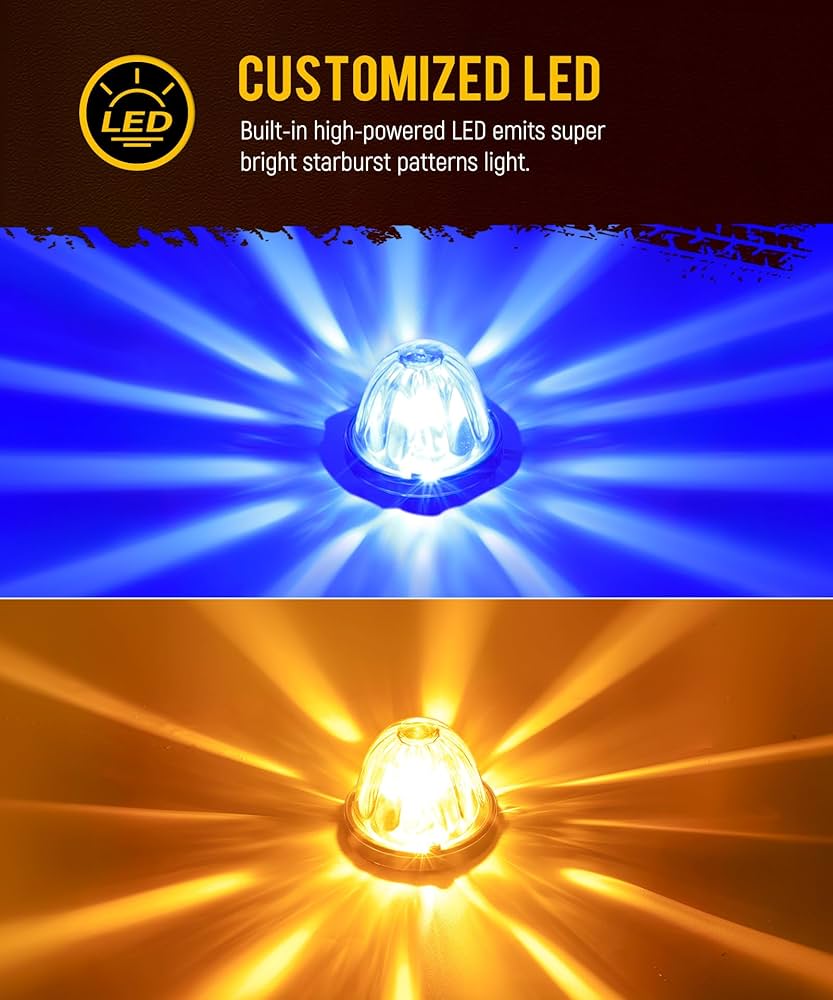 【ma】BrightWin① Milwaukee Twins LED Amber / White Turn Signal Set - RevZilla