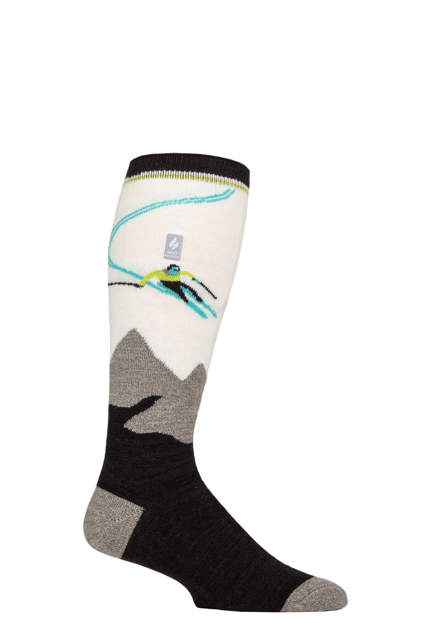Mens Ultra Lite Long Ski & Snow Sports Socks - Slopes