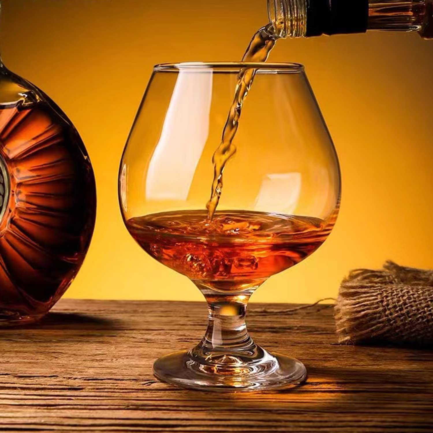 Brandy Snifters - Set of 12 Crystal Glasses -7 Brandy Snifters - Set of 12 Crystal Glasses -7