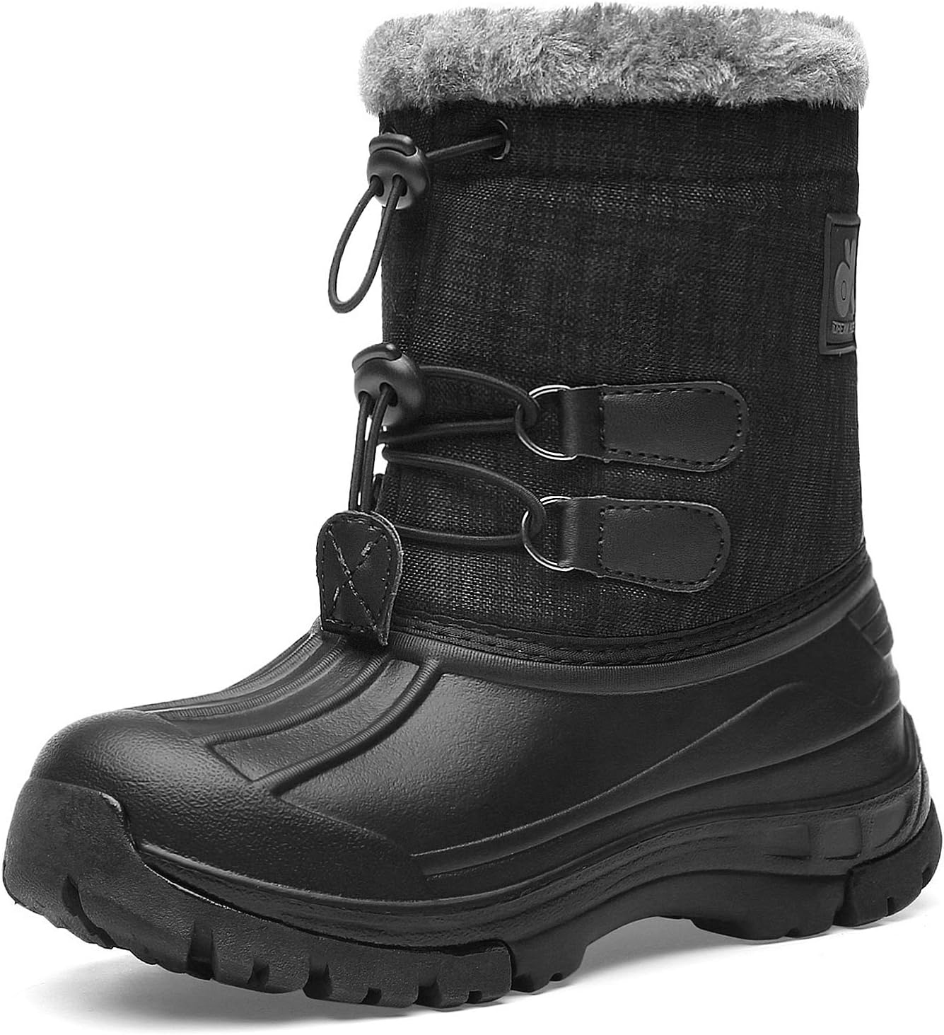 Kids Snow Boots Boys & Girls Winter boots Waterproof Cold Weather Outdoor Boots (Toddler/Little Kid/Big Kid) DKTX001-T2-28