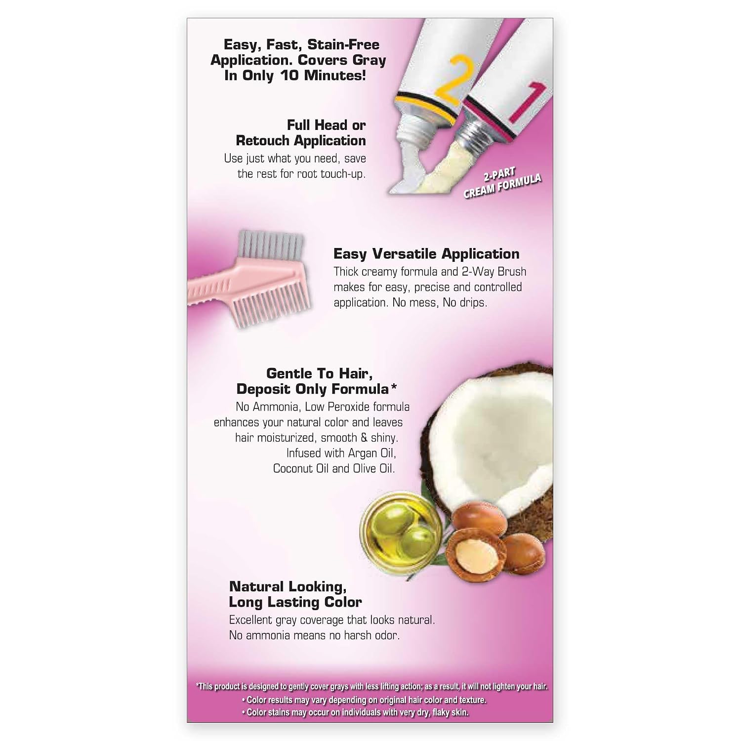 1N Bigen Easy Color for Women Natural Black-New Formula, New Look - 3 Pack