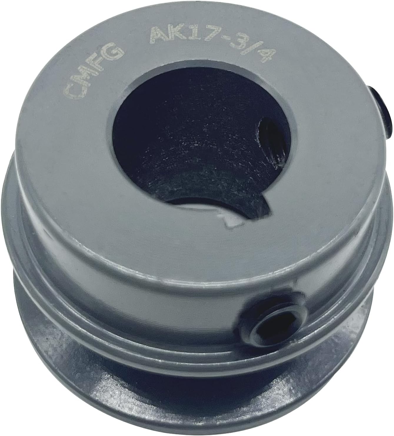 AK17-3/4 v Belt Pulley, 1.75 inch OD, 3/4 Inner Bore, cast Iron Material, AK Single Groove Motor Pulley for โAโ or "4L" or "3L" Belts