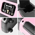 ‎DNA Motoring TOOLS-00212 Pink 12V DC Digital Tire Inflator Portable Air Compressor with Pressure Gauge for Cars, Bicycles, Motorcycles,Balls