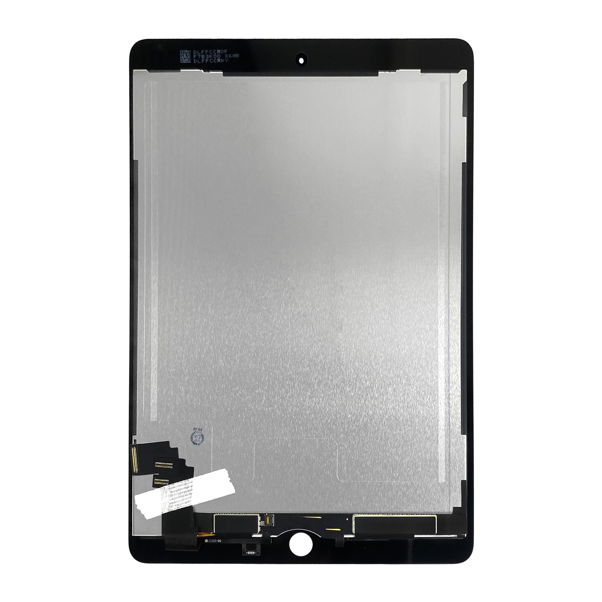 Compatible avec iPad Air 2 Écran LCD Pièces de rechange (avec fonction d'empreintes digitales) pour écran tactile LCD 9,7" avec kit de réparation