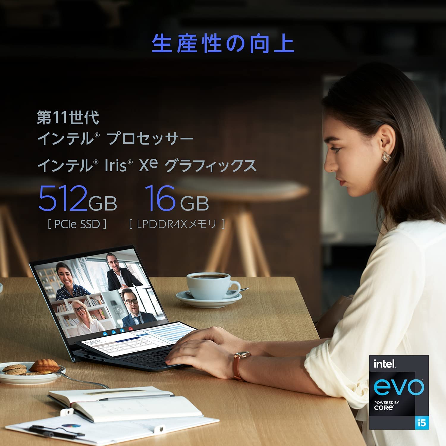 Amazon.co.jp: ASUS ノートパソコン ZenBook Duo 14 UX482EA(Core i5