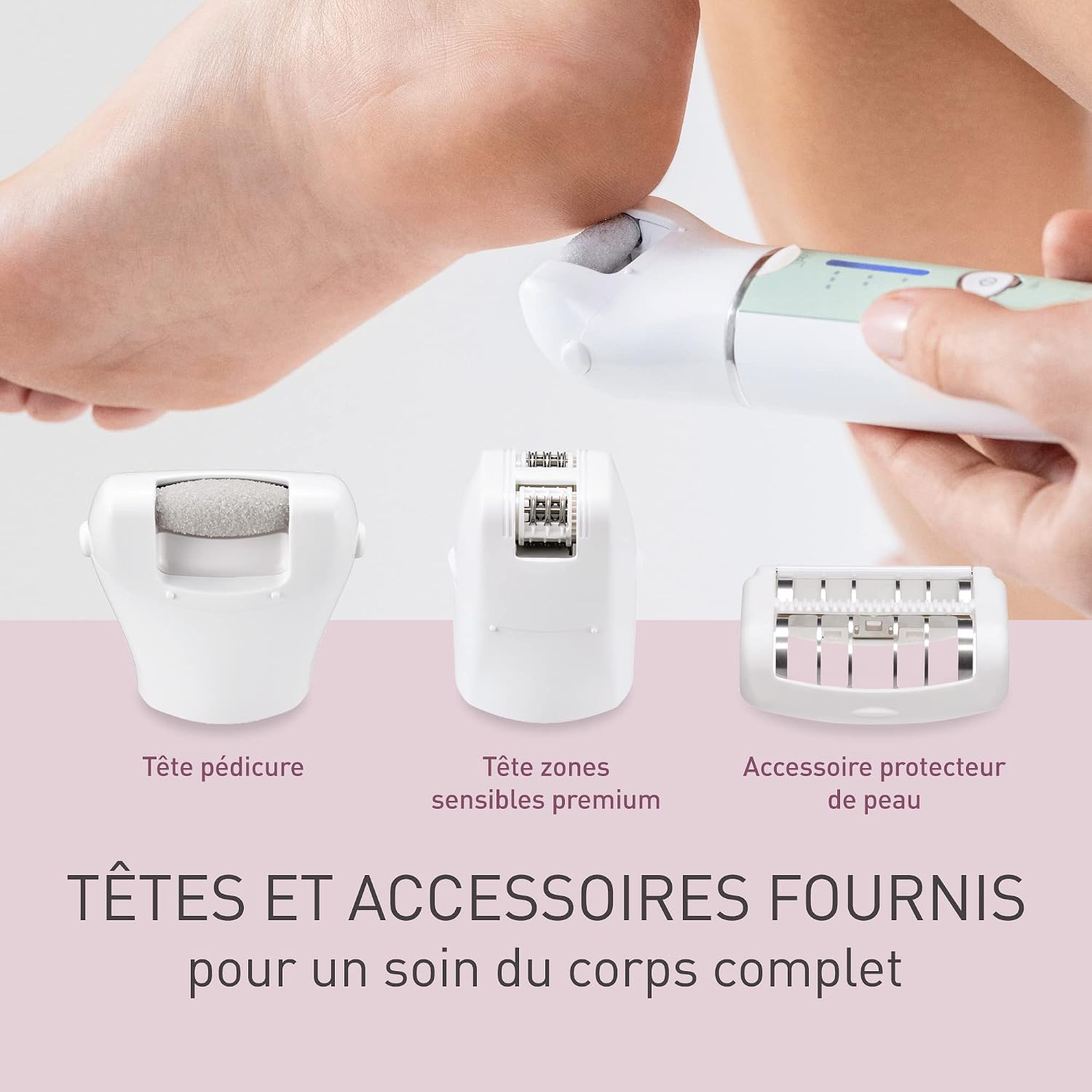 épilateur électrique – vue détaillée
