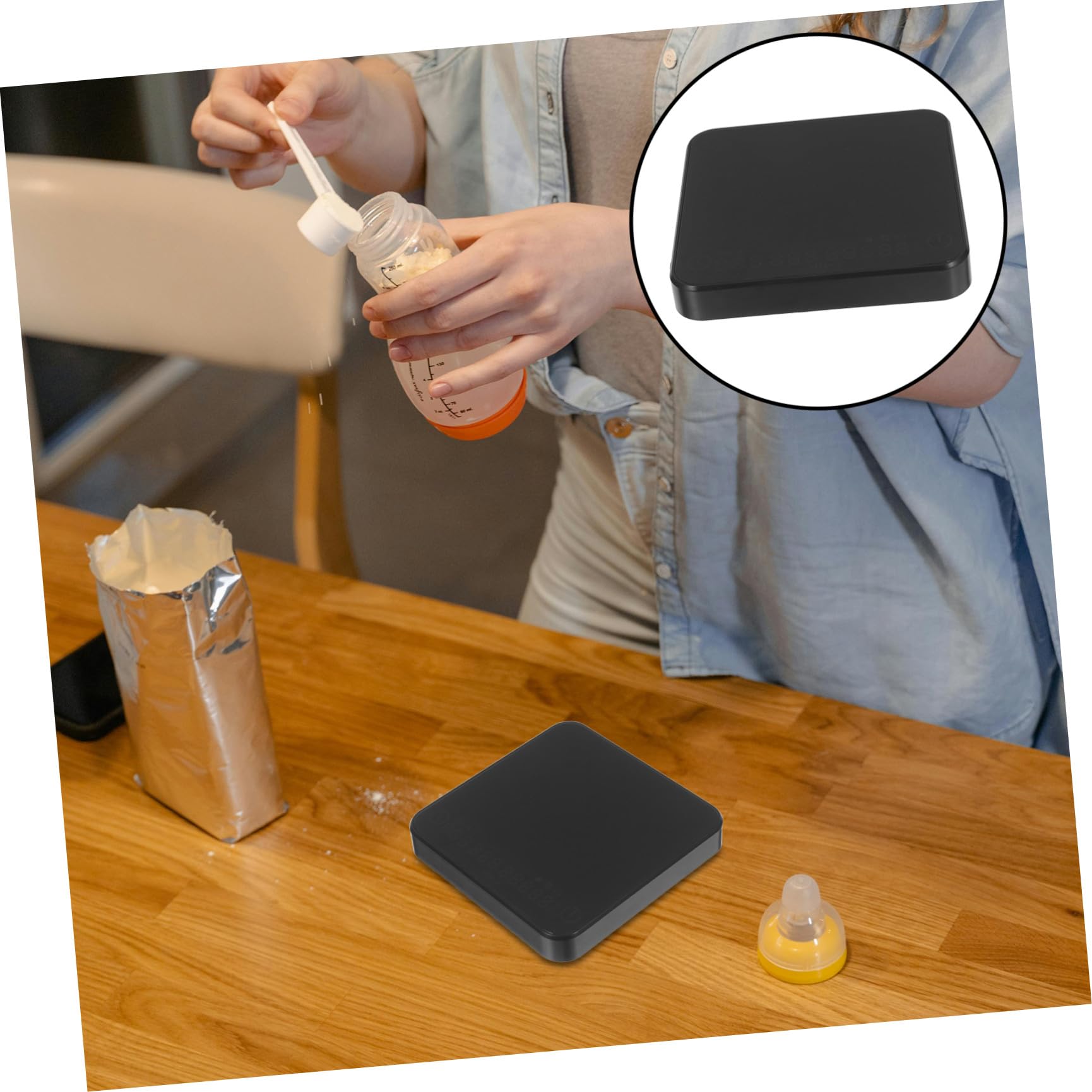 Bilancia Portatile per Caffè con Timer Integrato Precisione Capacità Ricaricabile per Espresso e Caffè Filtro con Misurazione Automatica del Rapporto Acqua-caffè